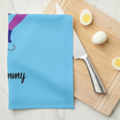 速度スケートで滑る キッチンタオル (四つ折り)