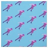 速度スケートで滑る ファブリック (見本)