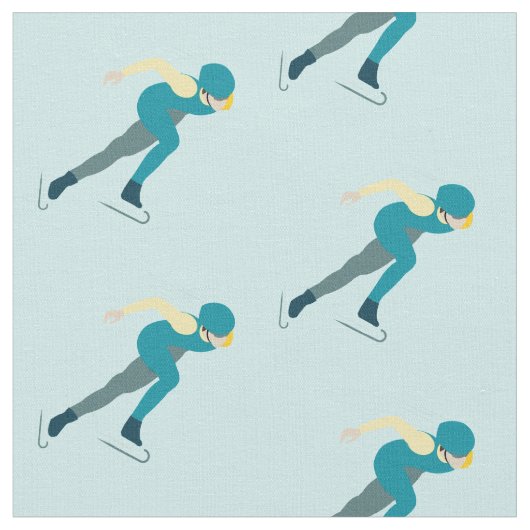 速度スケートで滑る ファブリック (クローズアップ)