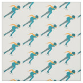 速度スケートで滑る ファブリック (見本)