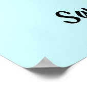 速度スケートで滑る ポスター (角)