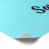 速度スケートで滑る ポスター (角)