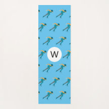 速度スケートで滑る