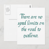 速度制限なし ポストカード (正面/裏面)