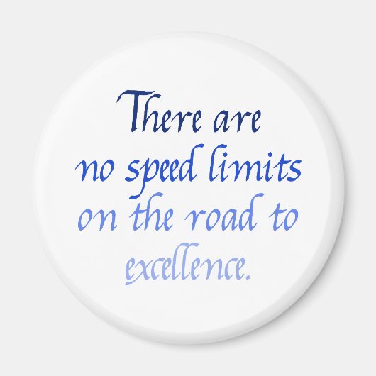 速度制限なし マグネット (正面)