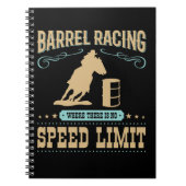 速度制限のないバレルレース ノートブック (正面)