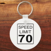 速度制限 キーホルダー (正面)