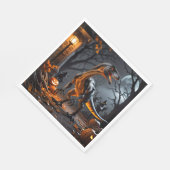 速度計でトリックまたは治療する スタンダードランチョンナプキン (角)