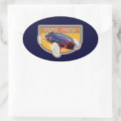 速度計コースター車 楕円形シール (バッグ)