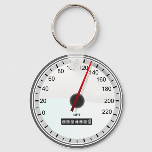 速度計 キーホルダー (正面)