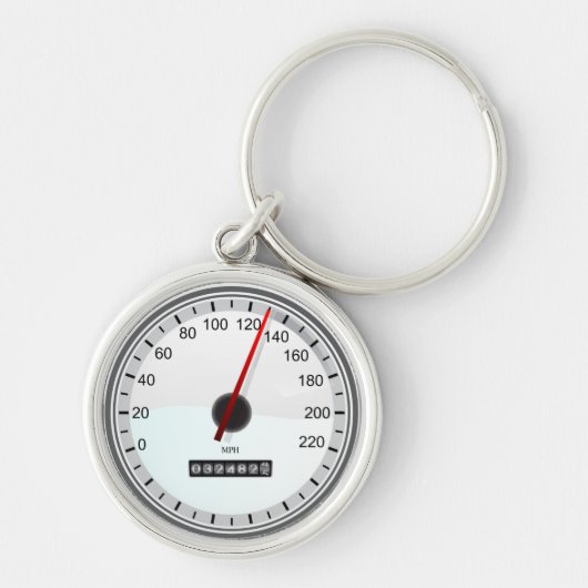 速度計 キーホルダー (正面)