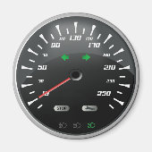 速度計 マグネット (正面)