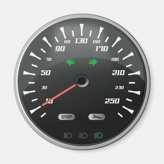 速度計 マグネット (正面)