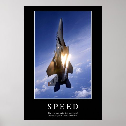 速度：感動的引用文1 ポスター (正面)