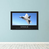 速度：感動的引用文2 キャンバスプリント (インサイチュ (ウッドフロア))