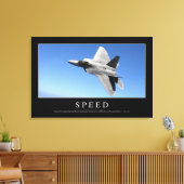速度：感動的引用文2 キャンバスプリント (インサイチュ (リビング))
