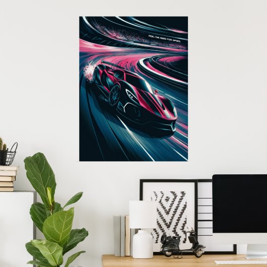 速感じ度の必要性 ポスター (ホームオフィス)