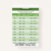 速投与RE：ベキュロニウム&ロキュロニウム麻痺 バッジ (裏面)