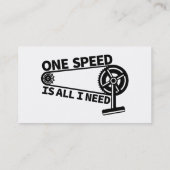 速独身の度,トラックバイク, BMX,固定ギアバイク 名刺 (裏面)