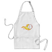 速球フレイムベースボールスポーツ スタンダードエプロン (正面)