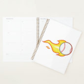 速球フレイムベースボールスポーツ プランナー手帳 (ディスプレー)