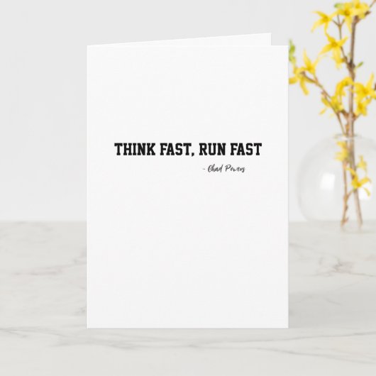 速考え速ス走ポーツのサッカーの動機 カード (黄色い花)