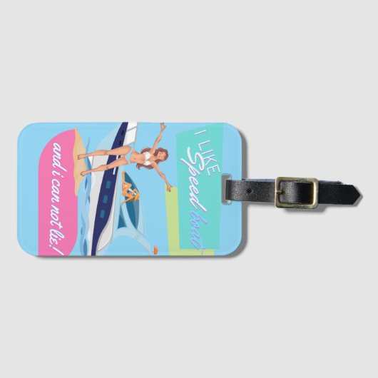 速船のように ラゲッジタグ (正面横)