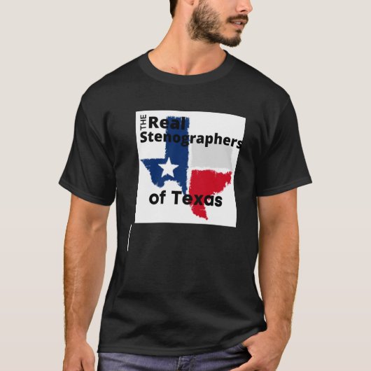 速記者アパレルと装飾 Tシャツ (正面)