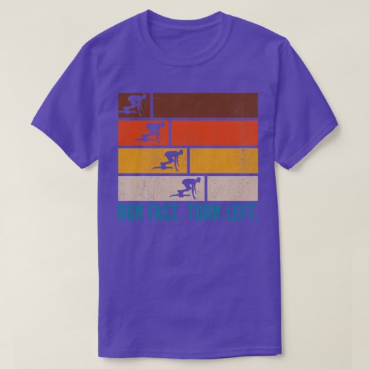 速走回転スプリ離れントダッシュランナー100m 200m 4 tシャツ (デザイン正面)