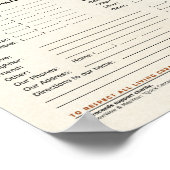 速連絡度[緊急および頻繁な番号] ポスター (角)