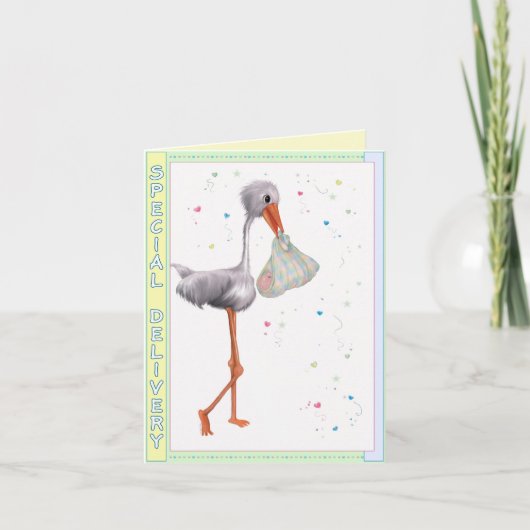 速達-お祝いカード-単 カード (正面)