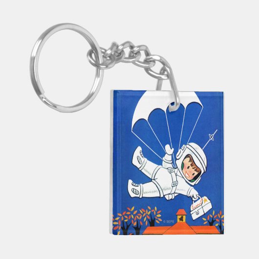 速達 キーホルダー (正面左)