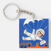 速達 キーホルダー (正面)