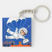 速達 キーホルダー (裏面)