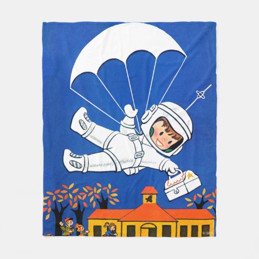 速達 フリースブランケット (正面)