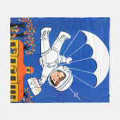 速達 フリースブランケット (正面(横))