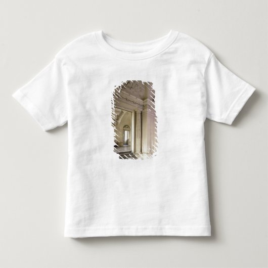 造られる中央玄関の眺め1642-51年 トドラーTシャツ (正面)