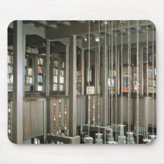 造られる図書館の眺め1897-99年 マウスパッド (正面)