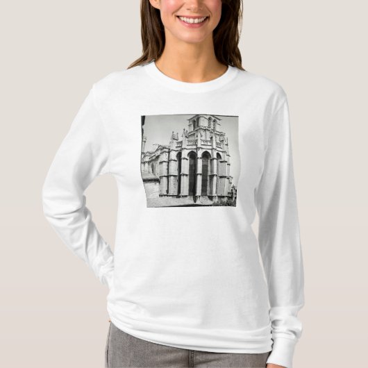 造られる教会のイーストエンドの眺め Tシャツ (正面)