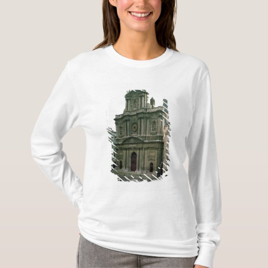 造られる正面の眺め1627-41年 Tシャツ (正面)