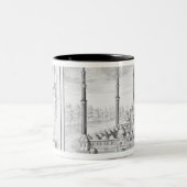 造られる青いモスク(1609-16年)の計画そして眺め ツートーンマグカップ (中央)