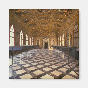 造られるSala Dorata 1537-88年(写真) マグネット