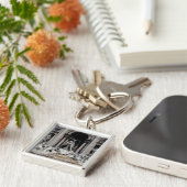 造られるTreviの噴水1732-62年 キーホルダー (側面)