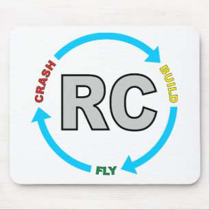 造りの衝突のはえRC マウスパッド