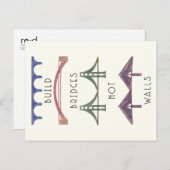 造りはない壁の郵便はがきを繋ぎます ポストカード (正面/裏面)