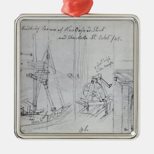 造る新居 メタルオーナメント (正面)