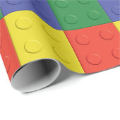 造る煉瓦およびブロックのギフト用包装紙 ラッピングペーパー (ロールコーナー)