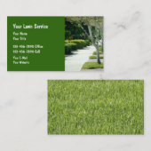 造園および芝生サービス 名刺 (正面/裏面)