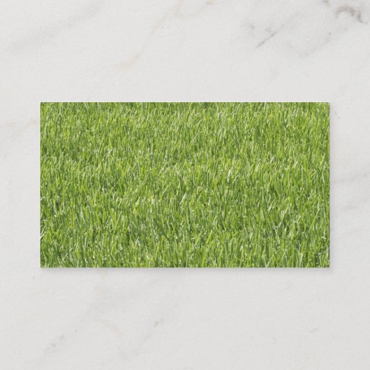 造園および芝生サービス 名刺 (裏面)