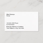 造園とガーデンの名刺 名刺 (裏面)